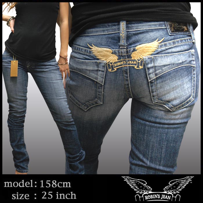【送料無料】 ROBIN'S JEAN ロビンズジーン レディース ローライズ スキニー デニム MARILYN オーシャンズ サファリ掲載 セレブ愛用 ジーンズ パンツ ブランド ROBINS ロビンズジーンズ セレカジ アメカジ サーフ 好きに♪
