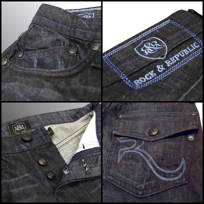 Rock&Republic ロック＆リパブリック メンズ ストレート フラップ 