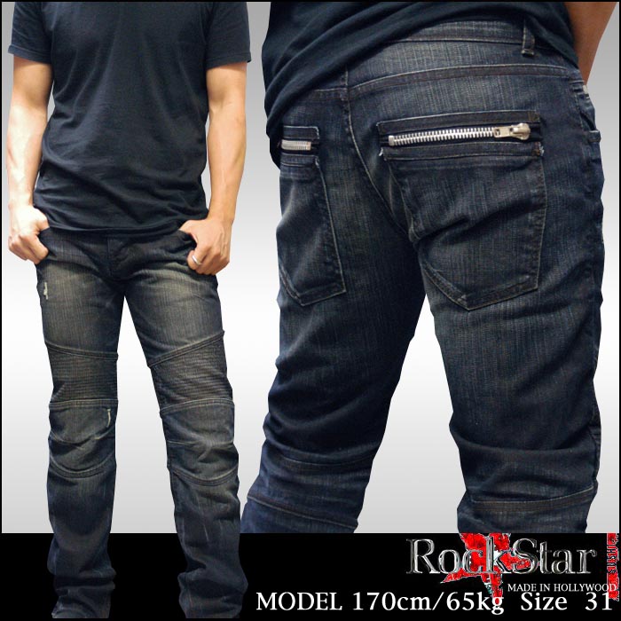 ROCKSTAR sushi Denim  å 饤 Х ȥ졼 ǥ˥ SMO.DARK ᡼  ѥ    LA 쥫 ץߥǥ˥ եå ϥꥦå ְ ݡ ֥ ᥫ  ˢ