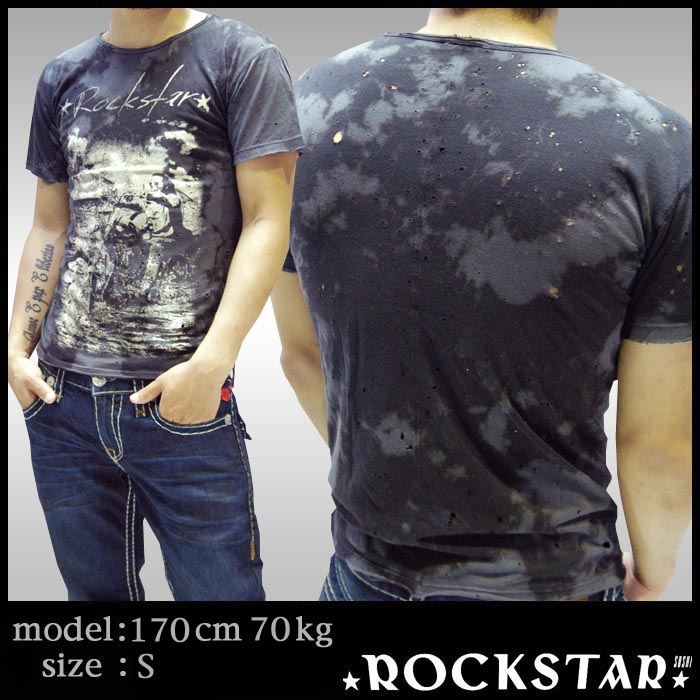 ڥ ROCKSTAR sushi   Ⱦµ ᡼ T ߥ륦å ֥å VF025  å LA 쥫 ᥫ å ϥꥦåɥ  եå  ݡ ֥ ˢ