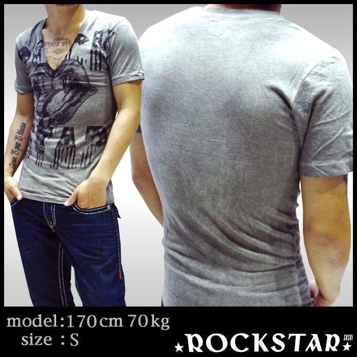 ROCKSTAR sushi   Ⱦµ Vͥå T 졼 RS002 å LA 쥫 ᥫ å ϥꥦåɥ  եå  ݡ ֥ ˢ