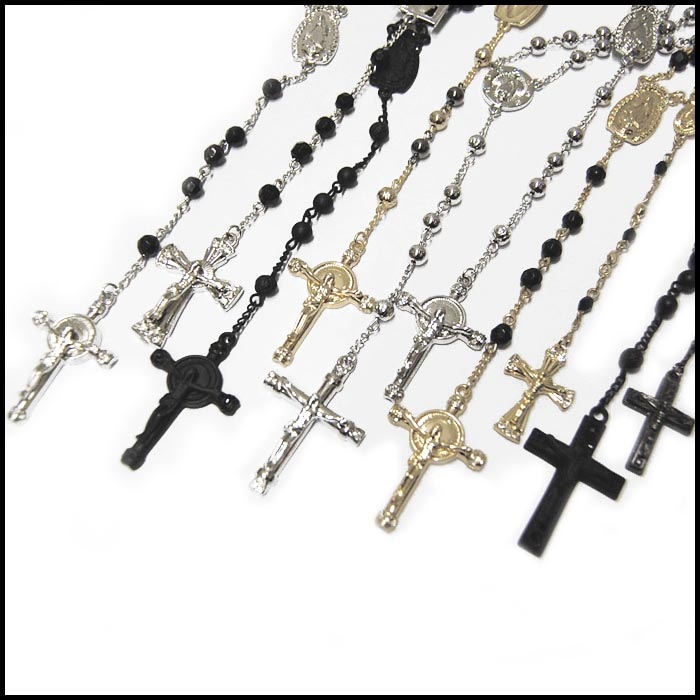 セール】 ロザリオ ネックレス クロス アクセサリー Rosario ロング