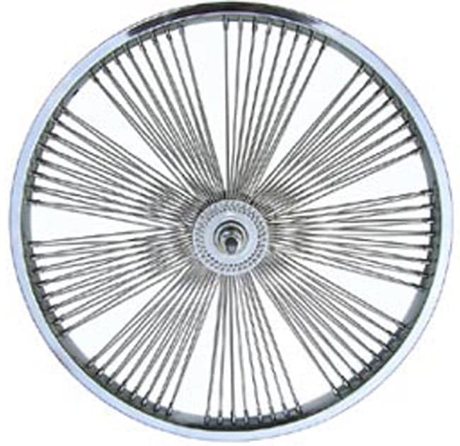 20インチ 144スポーク ファン ホイール フロント クローム 自転車部品