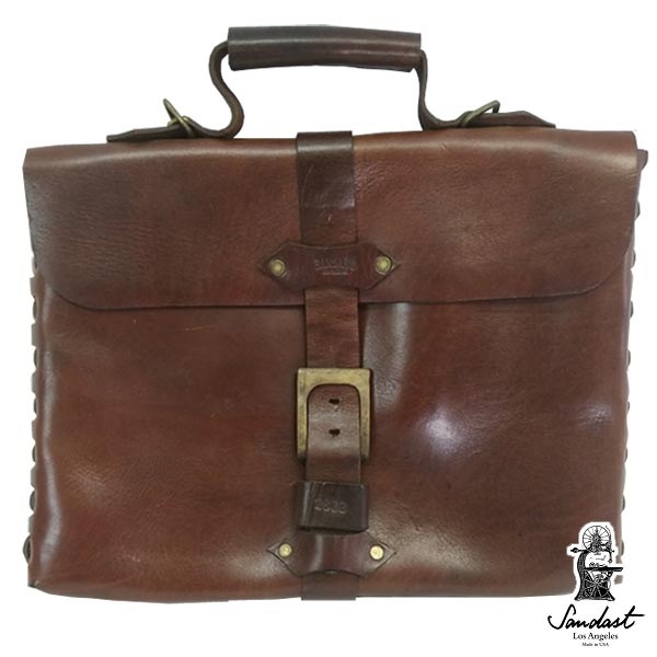 SANDAST Los Angeles ��������� �����󥼥륹 �쥶�� �Хå� Theo Notebook Brown Leather Bag �쥶���Хå� LA����� ���ᥫ�� ������ơ��� �ϥꥦ�å� ����� �Ⱖ�� �֥��� �Хå� ��Ź������1209
