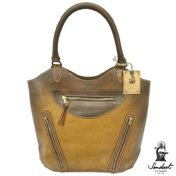SANDAST Los Angeles ��������� �����󥼥륹 �쥶�� �ȡ��� �Хå� PARIS TAN Leather Bag �쥶���Хå� LA����� ���ᥫ�� ������ơ��� �ϥꥦ�å� ����� �Ⱖ�� �֥��� �Хå� ��Ź������1209