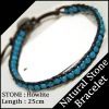 Natural Stone シングル ラップ ブレスレット ハウライト 天然石 ターコイズ single wrap ブレス LAセレブ アメカジ セレカジ Chan Luu チャンルー chanluu チャン・ルー M.Cohen エム・コーエン など LA発 アクセサリー ブランド 好きに◎