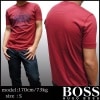 BOSS BLACK ボス ブラック ヒューゴボス メンズ 半袖 Tシャツ グラフィック レッド シャツ 海外セレブ 多数着用 ブランド ハリウッド セレブ カジュアル スタイル Safari 掲載 ブランド HUGO BOSS ORANGE GREEN BLACK のライン展開!