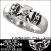 Travis Walker トラヴィスワーカー シルバー リング 指輪 FORMEE RING W/CZ(CLEAR) RGS041-04 セレブ 愛用 アクセサリー ジュエリー ブランド スタイル ファッション CHROME HEARTS クロムハーツ ロンワンズ ビルウォールレザー BWL ロイヤルオーダー 好きにも♪