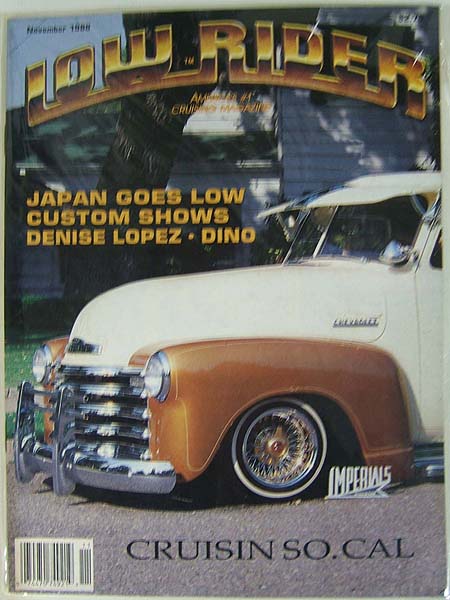 ��US�� �����饤�����ޥ������1988ǯ11����Vintage Lowrider Magazine USA��November 1988 ���� �ӥ�ơ��� ͢������ ��ư�ֻ��� �����ޥ����� �������५�� ��ư�� ���� �������� ��¤ �ڥ���� ����� ����ѥ�  �����ޥ� �����饤�ǥ��� USDM ���ݥ���  5P_0502