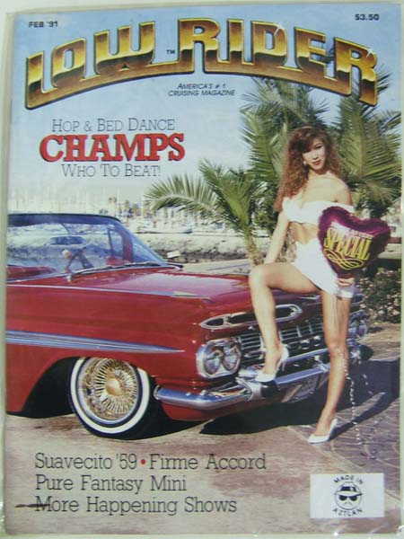 ��US�� �����饤�����ޥ������1991ǯ2����Vintage Lowrider Magazine USA��February 1991 ���� �ӥ�ơ��� ͢������ ��ư�ֻ��� �����ޥ����� �������५�� ��ư�� ���� �������� ��¤ �ڥ���� ����� ����ѥ�  �����ޥ� �����饤�ǥ��� USDM ���ݥ���  5P_0502
