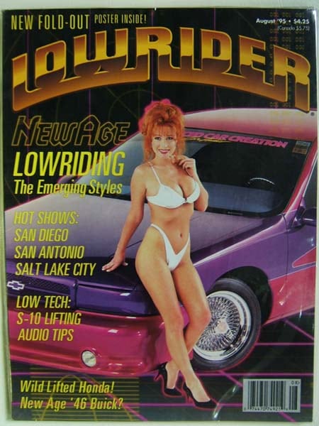 ��US�� �����饤�����ޥ������1995ǯ8����Vintage Lowrider Magazine USA��August 1995 ���� �ӥ�ơ��� ͢������ ��ư�ֻ��� �����ޥ����� �������५�� ��ư�� ���� �������� ��¤ �ڥ���� ����� ����ѥ�  �����ޥ� �����饤�ǥ��� USDM ���ݥ���  5P_0502