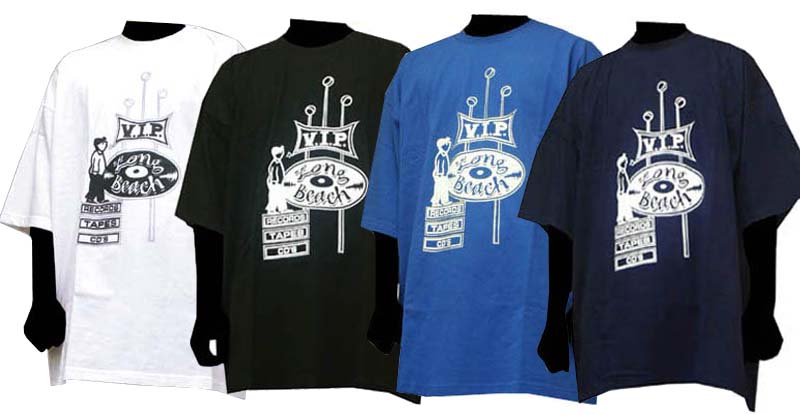 VIP Record VIPレコード Tシャツ 全4色 レコード ストリート スタイル 