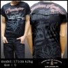 Christian Audigier クリスチャンオードジェー メンズ Tシャツ CLASSIC AMERICAN ブラック クリスチャン オードジェー LAセレブ ファッション ハリウッド セレブ カジュアル セレカジ 正規品 姉妹 ブランド エドハーディー Ed Hardy エドハーディ 好きにも♪