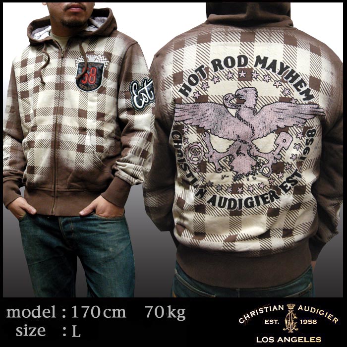 ꡦȥåȡۡڥ ꥹ󥪡ɥ ѡ  Christian Audigier GARAGE PARTS HOT ROD åץѡ աǥ ݡ ϥꥦå LA եå  奢 쥫  ȥ꡼ å ֥