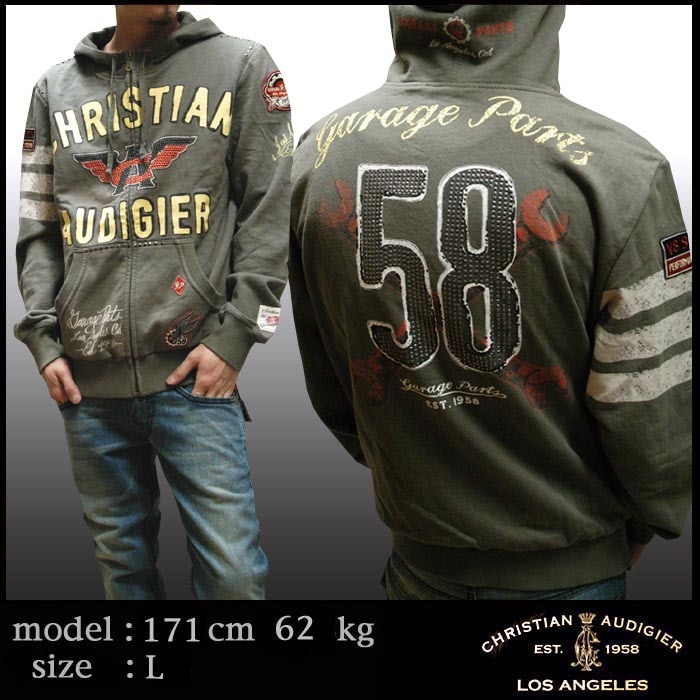 Christian Audigier ꥹ󥪡ɥ GARAGE PARTS  ѡ 58SPANNER MOSS ꥹ ɥ LA եå ϥꥦå  奢 쥫   ֥ ɥϡǥ Ed Hardy ɥϡǥ ˤ