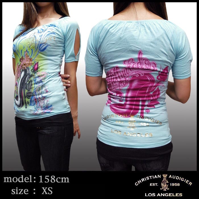 Christian Audigier ꥹ󥪡ɥ ǥ T HOLLYWOOD HEEL ֥롼 LA եå ϥꥦå  奢 쥫   ֥ ɥϡǥ Ed Hardy ɥϡǥ ˤ