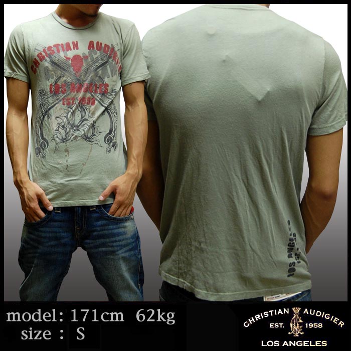 Christian Audigier ꥹ󥪡ɥ  T MUSKET TEA GREEN ꥹ ɥ LA եå ϥꥦå  奢 쥫   ֥ ɥϡǥ Ed Hardy ɥϡǥ ˤ