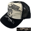 エドハーディー キャップ Ed Hardy Cap コーデュロイ SNAKE & DAGGER オフホイワト ブラック メンズ レディース エド・ハーディー 正規品 LAセレブ サファリ ファッション 雑誌 掲載 ブランド クリスチャン オードジェー セレカジ ストリート ロック スタイル