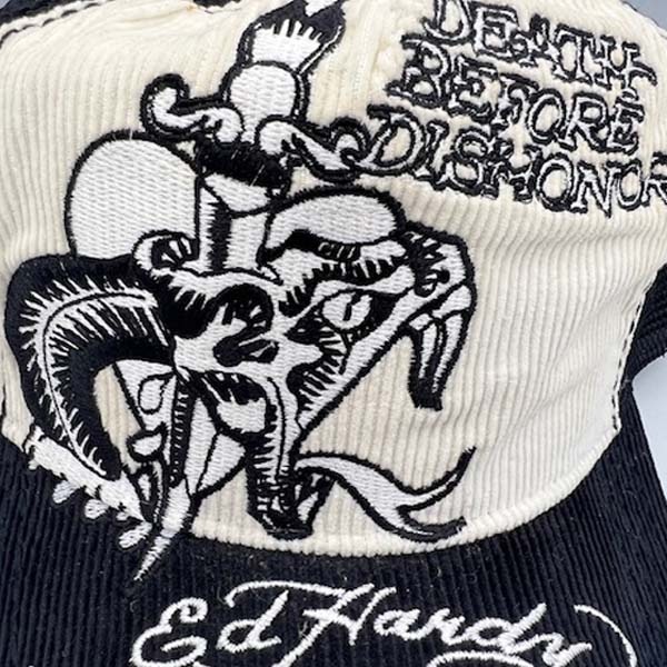 エド・ハーディー スネークキャップ Ed Hardy エドハーディー 【 Eagle & Snake Black/Black A-Frame