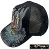 アウトレット 訳あり エドハーディー キャップ Ed Hardy Cap WORLD EAGLE ブラック メンズ レディース エド・ハーディー 正規品 LAセレブ サファリ ファッション 雑誌 掲載 ブランド クリスチャン オードジェー ストリート ロック サーフ スタイル
