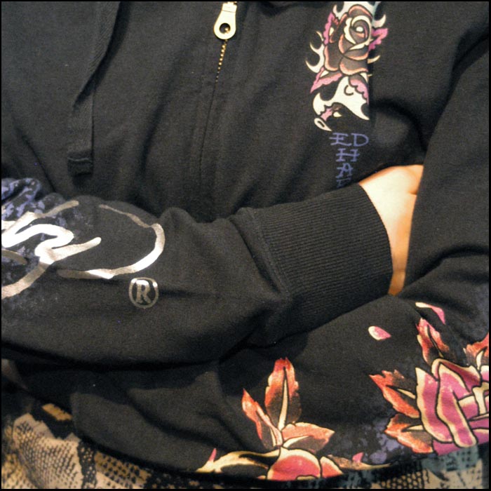 クリスチャンオードジェー　エドハーディー　レディースパーカー エドハーディー レディース パーカー Ed Hardy LOVE KILL