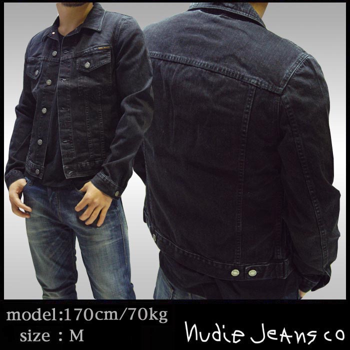 NUDIE JEANS ̡ǥ  ǥ˥ 㥱å PERRY ORG BLACK STONE ֥å ǥ˥ॸ㥱å  ꥢ   ֥ NUDIEJEANS ̡ǥ ݡ 奢 쥫 ᥫ ˢ