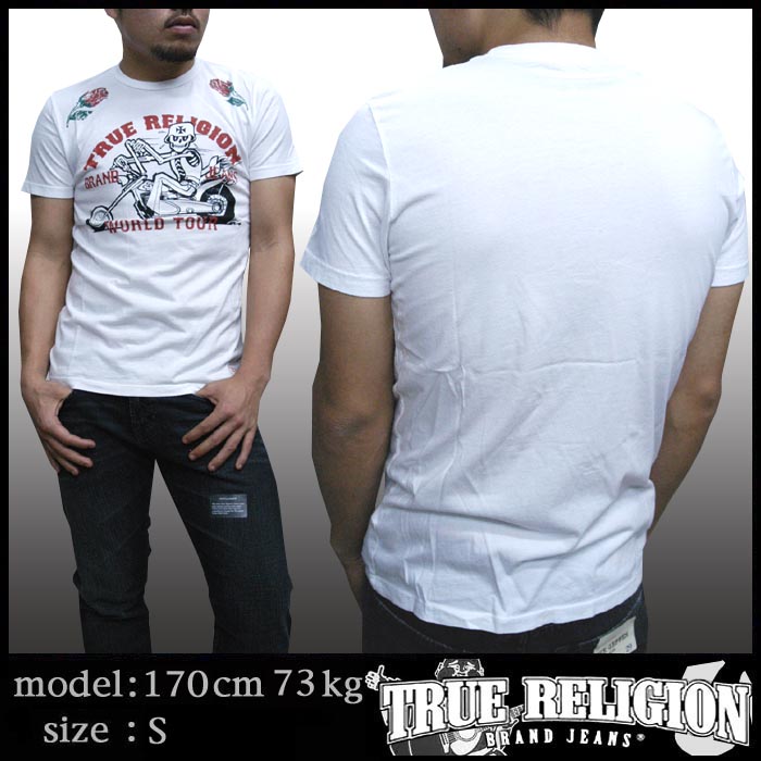 �ȥ��롼��ꥸ��� ��� TRUE RELIGION T����� BIKE&ROSES �ۥ磻�� ������� Ⱦµ ����� ����� ���� �֥��� �ե��å���� ���ᥫ�� ����ݡ��� �����奢�� ������ơ��� �������� ���� ����
