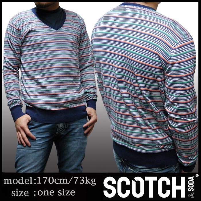 スコッチ&ソーダ スコッチアンドソーダ scotch&soda メンズ 長袖 V 