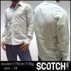 スコッチ&ソーダ スコッチアンドソーダ scotch&soda メンズ 長袖 シャツ グラフチェック ホワイト ネイビー イエロー ライトブルー ダブルスナップボタン ロールアップ トップス カジュアル サーフ セレブ ヴィンテージ Safari サファリ スタイル 掲載 ブランド 160