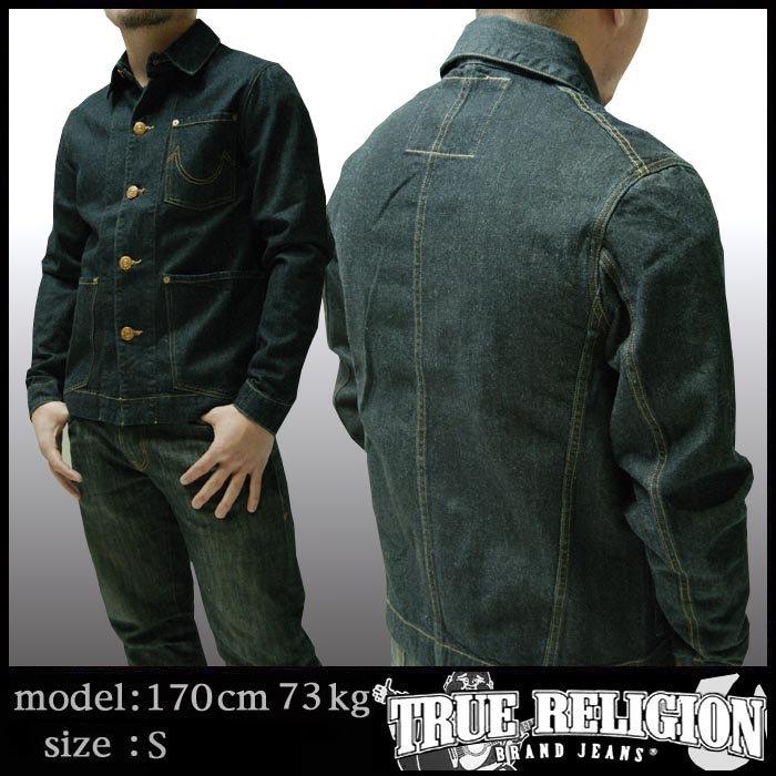 TRUE RELIGION �ȥ��롼��ꥸ��� ��� �ǥ˥ॸ�㥱�å� DINO BULE COLLAR WIDE GOODS ME  ���㥱�å� �������� 30 ���ե���Ǻ� ����� ���� ����ݡ��� �饰���奢�꡼ �֥��� TRUERELIGION �ȥ��롼 ��ꥸ��� ���ᥫ�� ������ �����ˢ� ��Ź������1209