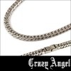 Crazy Angel クレイジーエンジェル ステンレス 6面 ダブル キヘイ ネックレス 喜平 6.5mm/60cm CA-972 アクセサリー ジュエリー ブランド アクセ メンズ