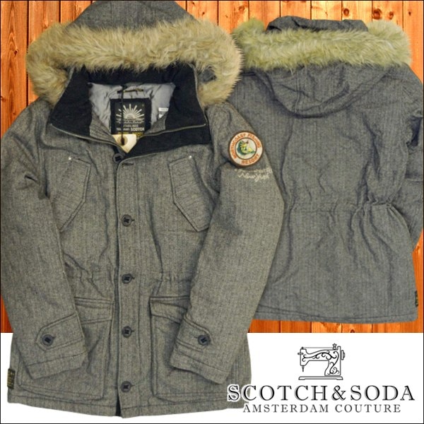 スコッチアンドソーダ　コート　ＸＬ 美品　大きいサイズ　レア　廃盤 スコッチ&ソーダ スコッチアンドソーダ scotch&soda メンズ ミリタリー
