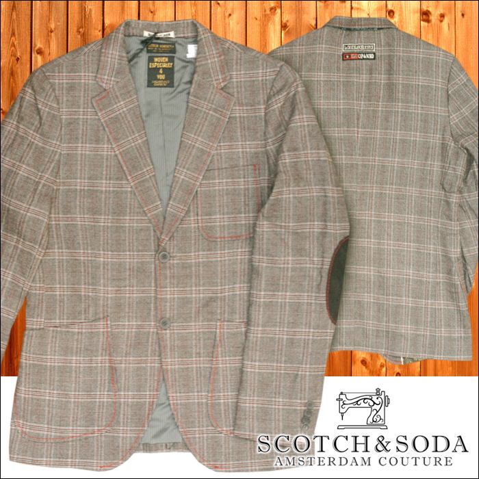 スコッチ&ソーダ スコッチアンドソーダ scotch&soda メンズ 2つボタン 