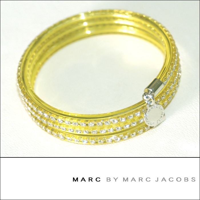 【Aimerさん着用】MARC JACOBS ゴールド リボン　バ ングル ブレスレット マークバイマークジェイコブス マークバイマーク