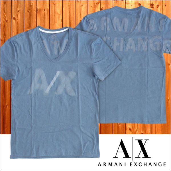 A|X Armani Exchange ޡ˥  Ⱦµ AX T å ֥롼 ᥫ  쥫 ݡ 奢  եå   046