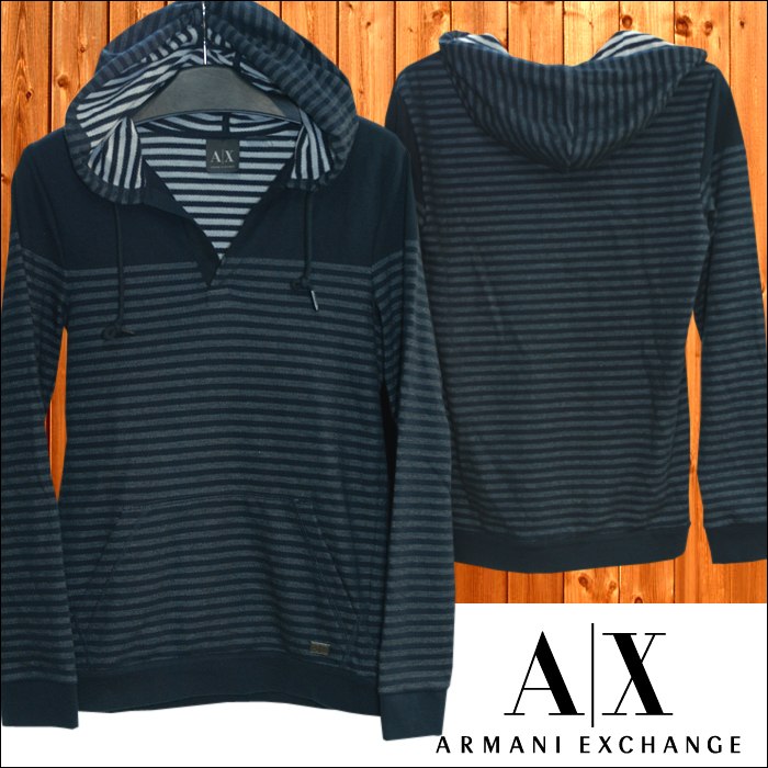 A|X Armani Exchange アルマーニエクスチェンジ メンズ 長袖 ボーダー 