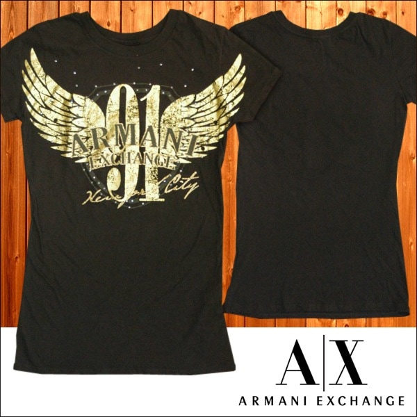 A|X Armani Exchange ޡ˥ ǥ Ⱦµ å T 󥰾 ֥å  ȥåץ ᥫ  쥫 ݡ 奢  եå