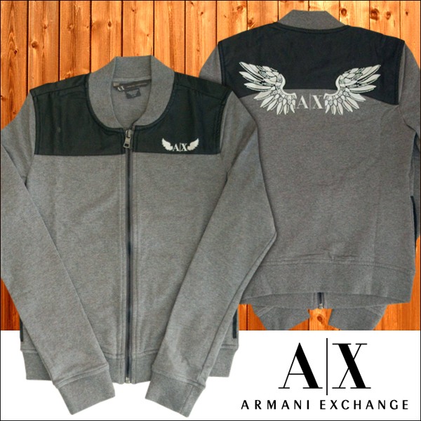 ꡦȥåȡ XS A|X Armani Exchange ޡ˥ ǥ ȥå㥱å 졼 ֥å PU쥶 ᥫ  쥫 ݡ 奢  եå