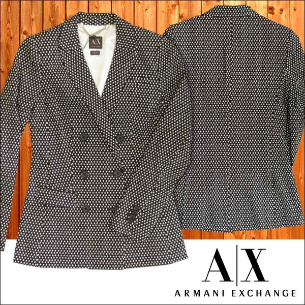 A|X Armani Exchange ޡ˥ ǥ ơ顼ɥ㥱å 3ĥܥ ֥ 㥱å ɥå ֥å ۥ磻 ȥåץ ᥫ  쥫 ݡ 奢  եå