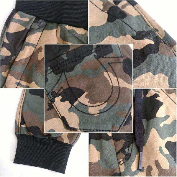 トゥルーレリジョン メンズ スエット セットアップ 迷彩 TRUE RELIGION