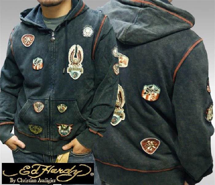 エドハーディー 【200種類の品揃え】 Ed Hardy メンズ ジップ