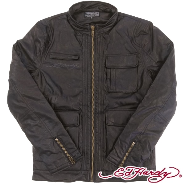 ���ɥϡ��ǥ��� ��� Ed Hardy PU �쥶�� �饤������ ���㥱�å� �֥�å� ���ɡ��ϡ��ǥ��� ������ ����ݡ��� LA����� �ե��å���� ���ե��� �Ǻ� �֥��� ���쥫�� ���ᥫ�� ���ȥ꡼�� �������� ���ꥹ����� �����ɥ����� ������