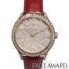 フェイスアワード メンズ 腕時計 ローズゴールド FACEAWARD 時計 GRACE S 42mm スワロフスキー RG/WH/RD 芸能人 多数着用 ブランド ジルコニア アクセサリー ジュエリー セレブ パーティー カジュアル ファッション スタイル
