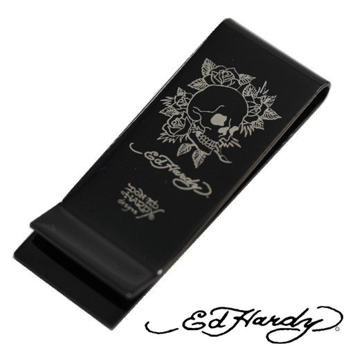 ��¨Ǽ�ۥ��ɥϡ��ǥ��� �����롡������ �ޥ͡�����å� EDMC-252 Ed Hardy �����饤���� �֥�å����顼 ���� SKULL ROSE ���ƥ�쥹 ������å� �֥��� ��� ��ǥ����� ���� �Ǻ� �������� �ץ쥼��� ���ե�