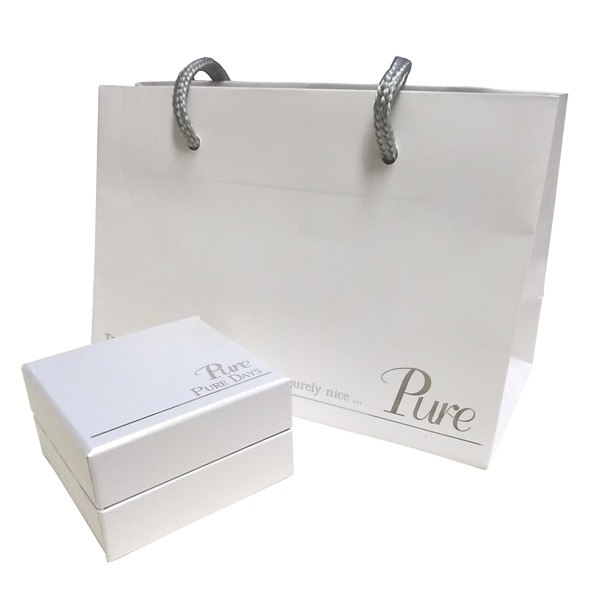 PURE DAYS ハート型キュービックブレスレット タグ付き未使用品 Pure 【再入荷なし 即納】ピュアデイズ レディース シルバー925