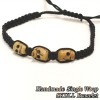 【セール】 人気 シングル ラップ ブレス ハンドメイド ブレスレット スカル SKULL メンズ レディース LAセレブ セレカジ アクセサリー セレブ カジュアル ファッション ブランド スタイル アメカジ ハリウッド 装飾品 プレゼントにも