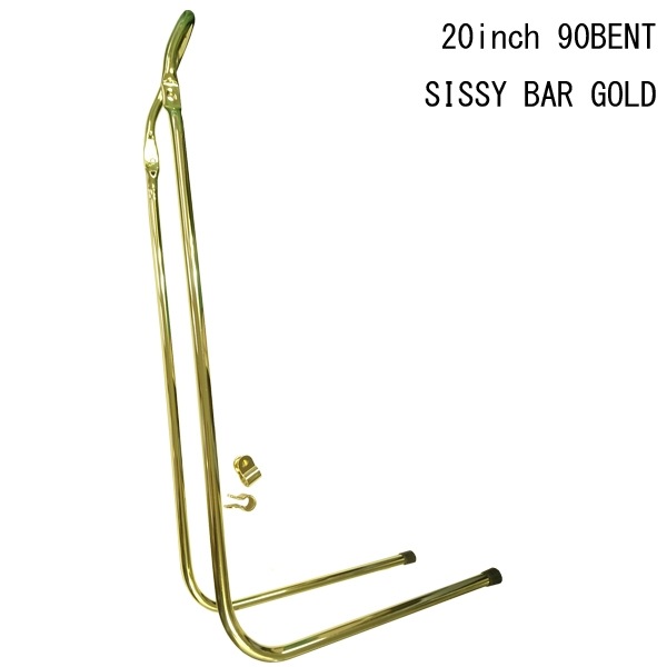 90BENT シーシーバー ゴールド メッキ 自転車 パーツ ローライダー