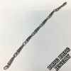 【セール】 HIPHOPジュエリー メンズ ブレスレット S シルバー 925 プレーティング ストリート スタイル ヒップホップ アクセサリー ブリンブリン ジュエリー HIPHOP B系 ファッション ブランド ミュージック レディース アーティスト 着用