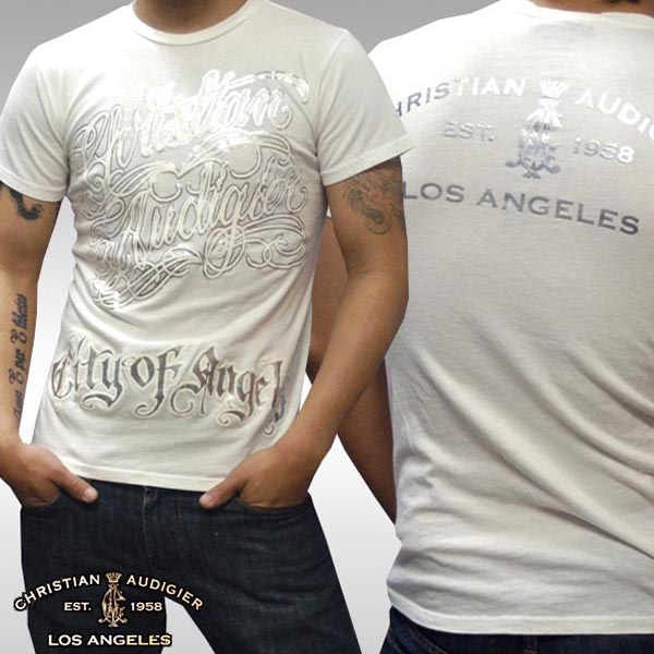 �ڥ������ ���ꥹ����󥪡��ɥ����� ��� T����� CHOLO SIGNATURE �ۥ磻�� ����С� Christian Audigier ����ݡ��� �ϥꥦ�å� LA����� �ե��å���� ����� �����奢�� ���쥫�� ������ ���ɥϡ��ǥ��� Ed Hardy ����֥��� ���ȥ꡼�� ���å� �������� �֥���