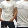 【セール】 クリスチャンオードジェー メンズ Tシャツ CHOLO SIGNATURE ホワイト シルバー Christian Audigier インポート ハリウッド LAセレブ ファッション セレブ カジュアル セレカジ 正規品 エドハーディー Ed Hardy 姉妹ブランド ストリート ロック スタイル ブランド